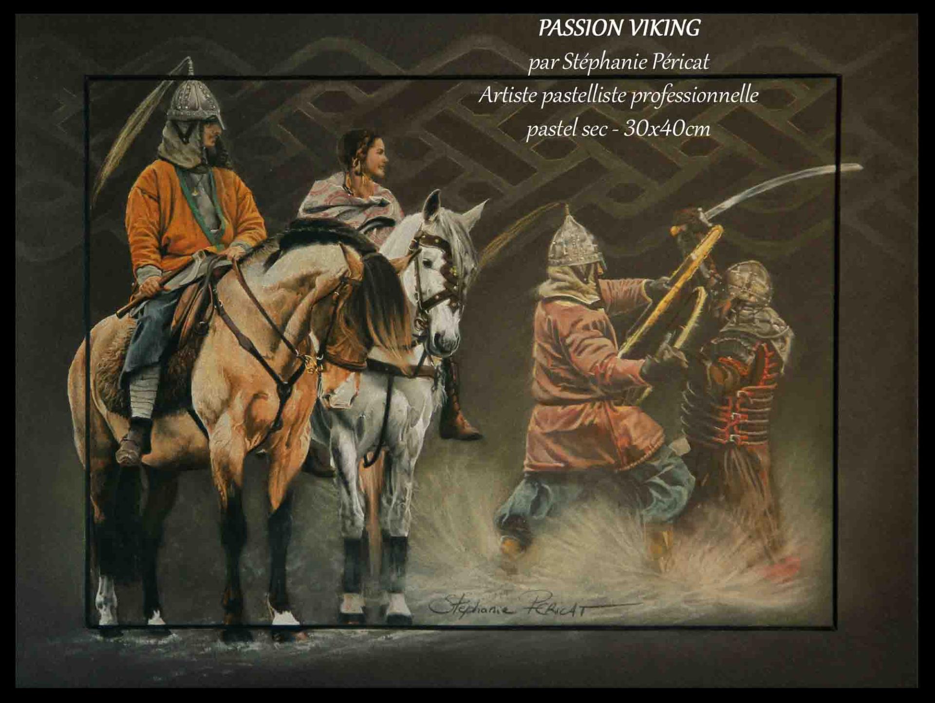 Passion Viking ( tenues Russes )  -  30 x 40 cm